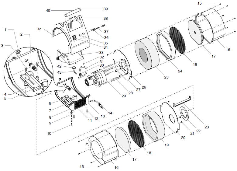 CS8100 Spray System Parts List